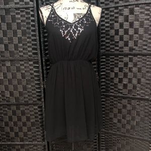 Star Style Black Sequin Party Dress Sz M